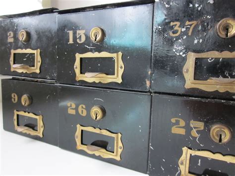 antique metal safety deposit box|Safety Deposit Boxes .